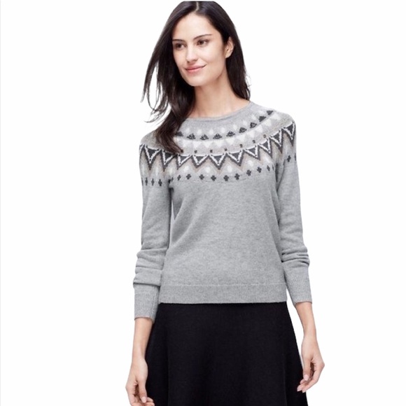 EUC Ann Taylor Fair Isle sweater sz large
